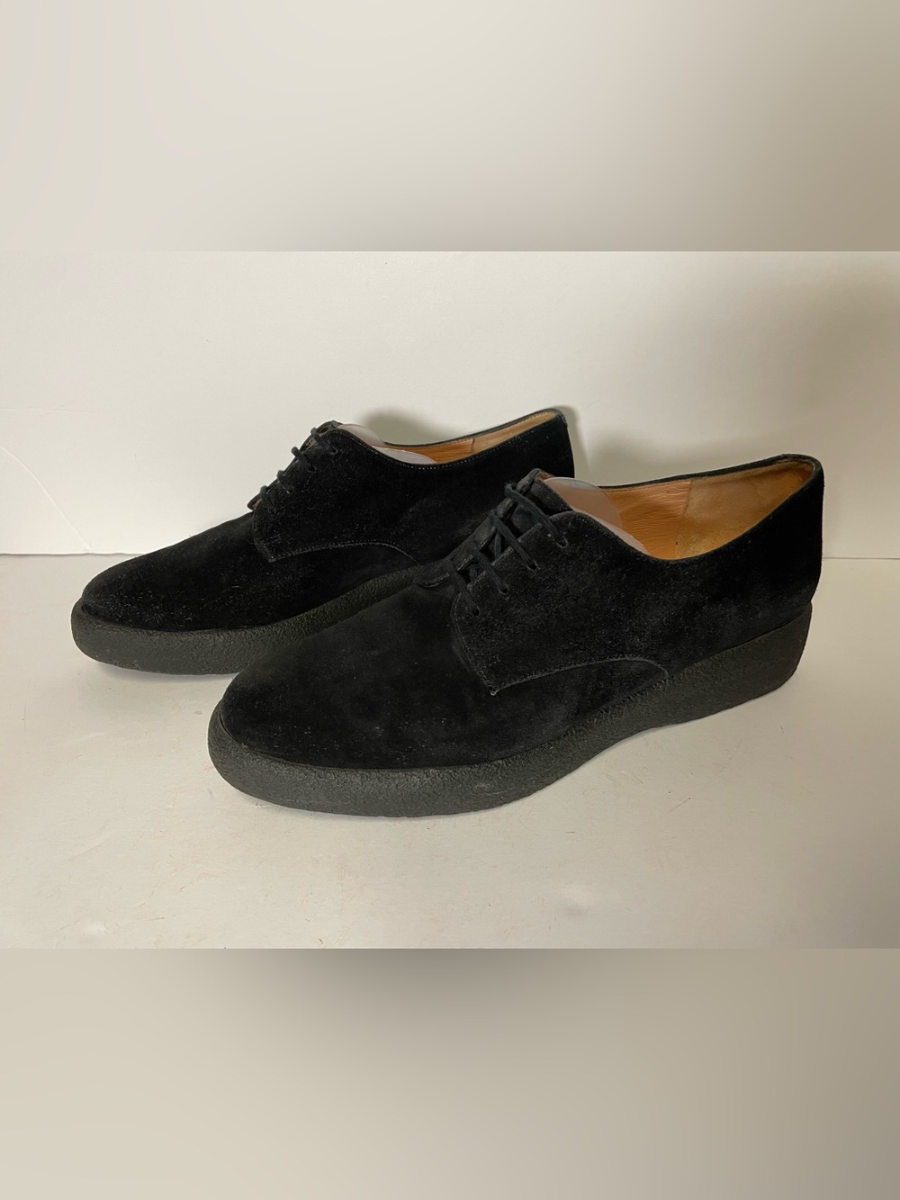 Robert clergerie Black Suede oxfords 5.5 B